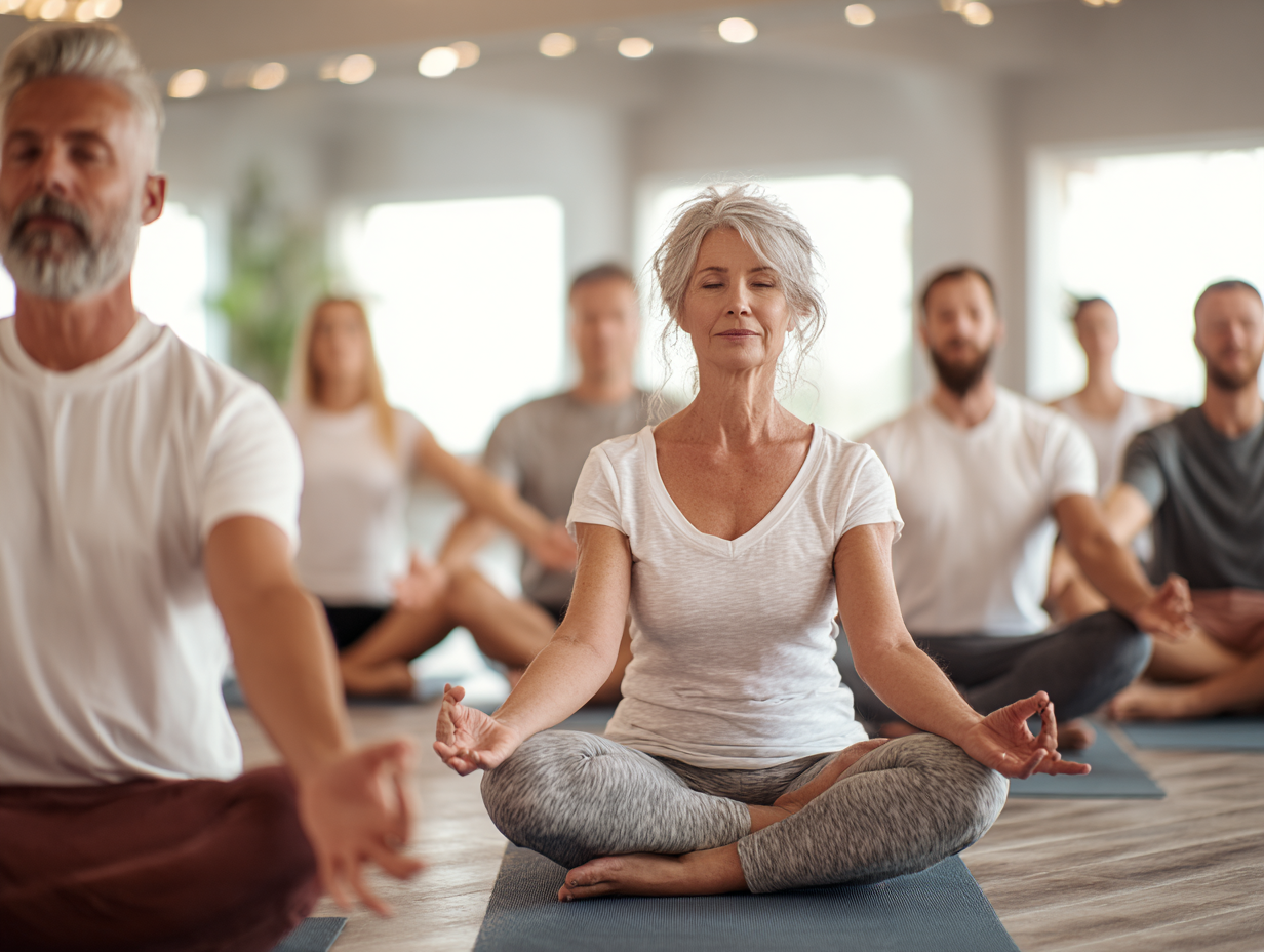 Йога практика на природі